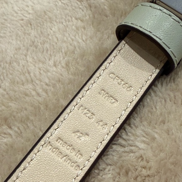 Coach Women’s Sage Leather Belt with Silver Buckle NWT - Picture 6 of 8
